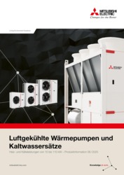 Titelbild Produktinformation Luftgekühlte Wärmepumpen und Kaltwassersätze