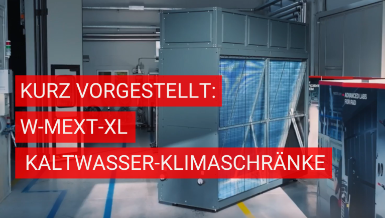 Video-Vorschaubild Kurz-Vorstellung w-MEXT-XL Kaltwasser-Klimaschränke