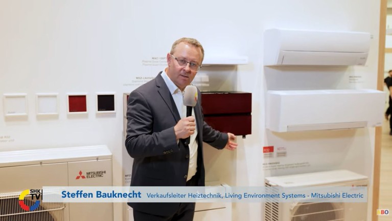 Steffen Bauknecht im Interview mit SHK TV über Luft/Luft-Wärmepumpen