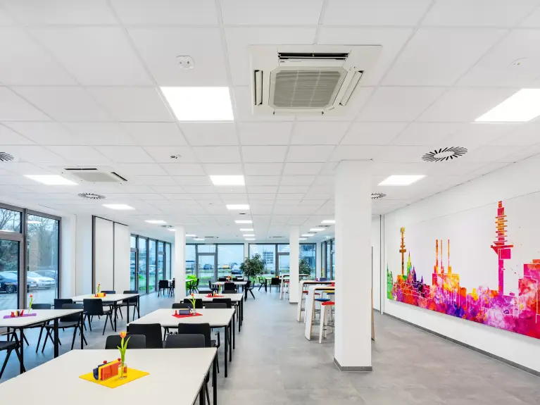 Illustration: Office dining hall