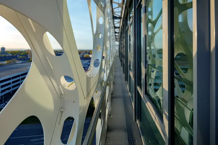 Image of external facade of the BASF Creation Center