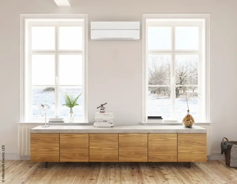 Mitsubishi Electric M-Serie Wandinstallation Wohn-/Essbereich