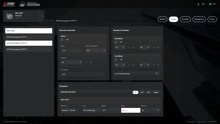 Screenshot MELCloud Commercial FAQ 4-3
