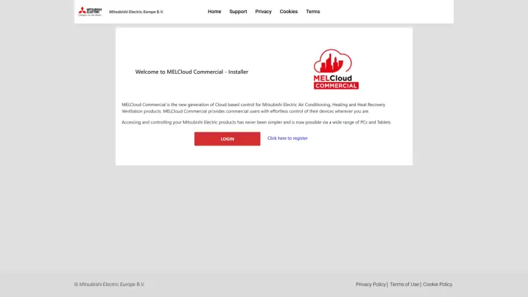 Screenshot MELCloud Commercial FAQ 5-1