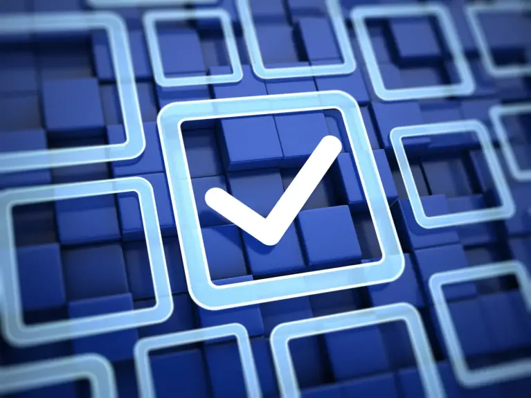Checkbox Bild einer Checkbox