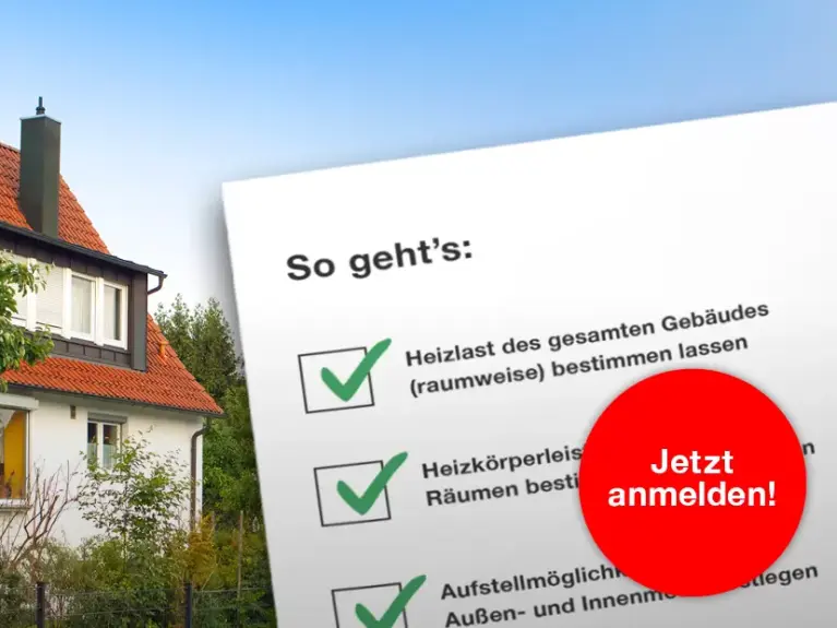 Picture of an old building for the "Interactive heating trend" event series