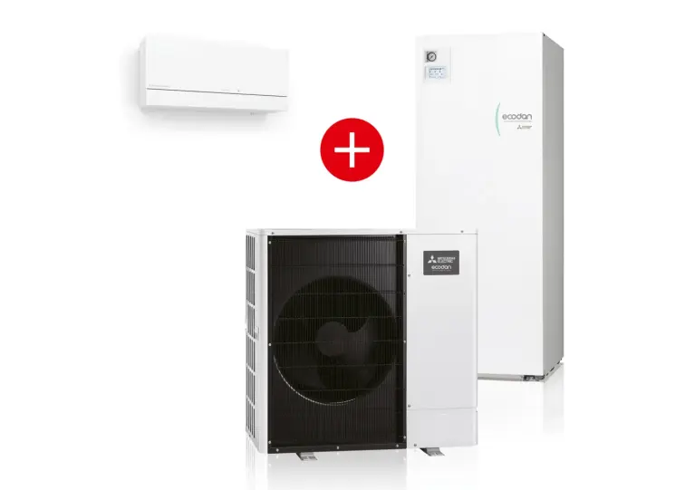 Produktbild Kombination Ecodan und Lossnay