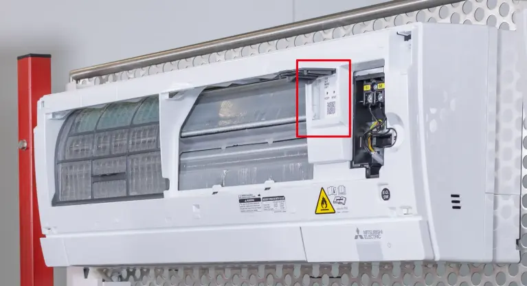 Markierung Position WiFi-Adapter