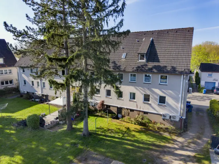 Abbildung Haus Drohnenperspektive