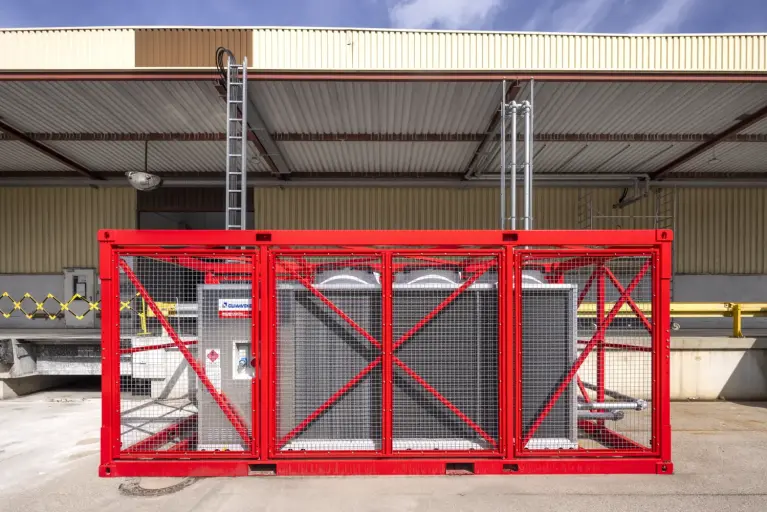 MELRent Kaltwassersatz ATW 150 im Einsatz bei Netzsch