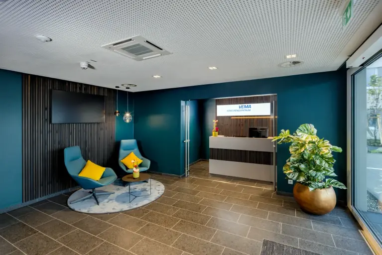 Image of the reception area