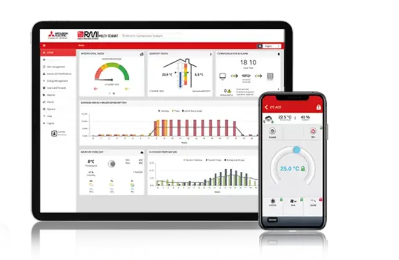 RMI System auf Tablet und Smartpohne Abbildung RMI System auf Tablet und Smartpohne