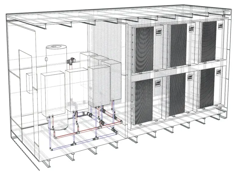 external heating plant