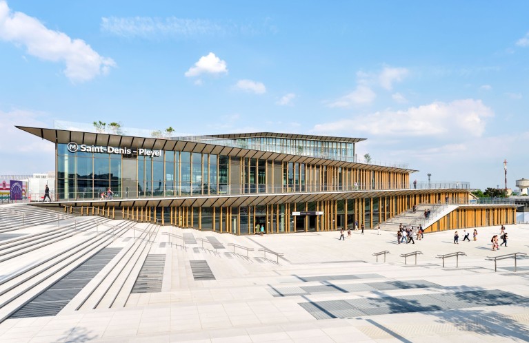 Foto des Bahnhofs von Saint-Denis Pleyel