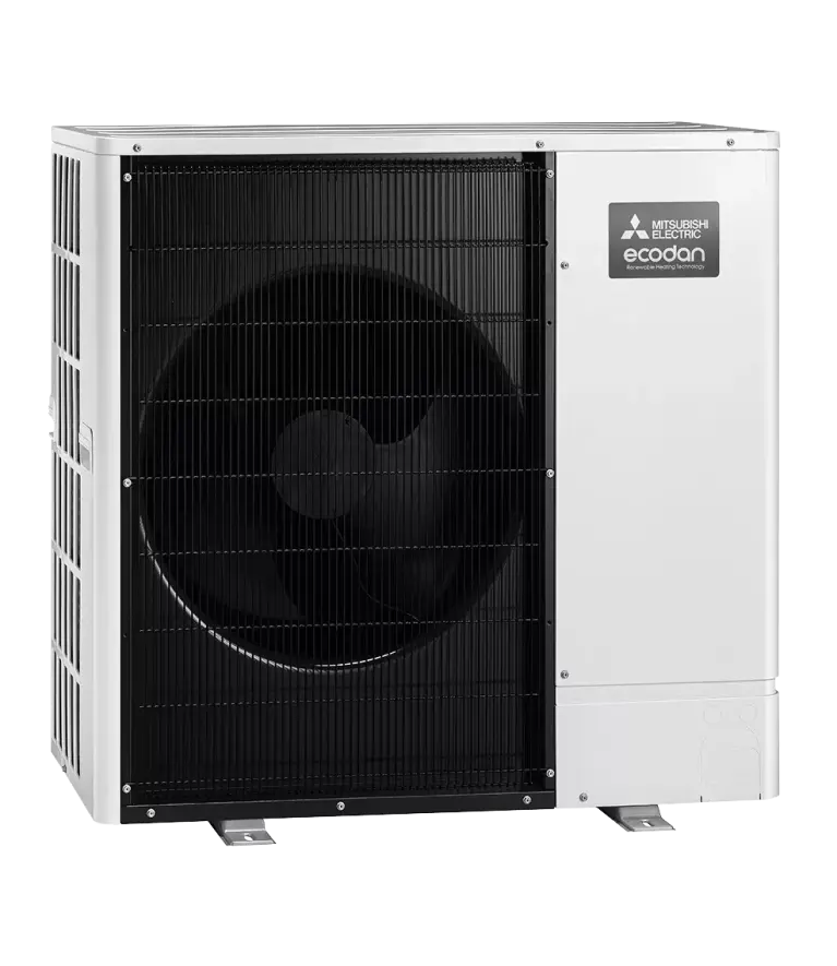 Productillustratie Ecodan warmtepompen Buitenunit
