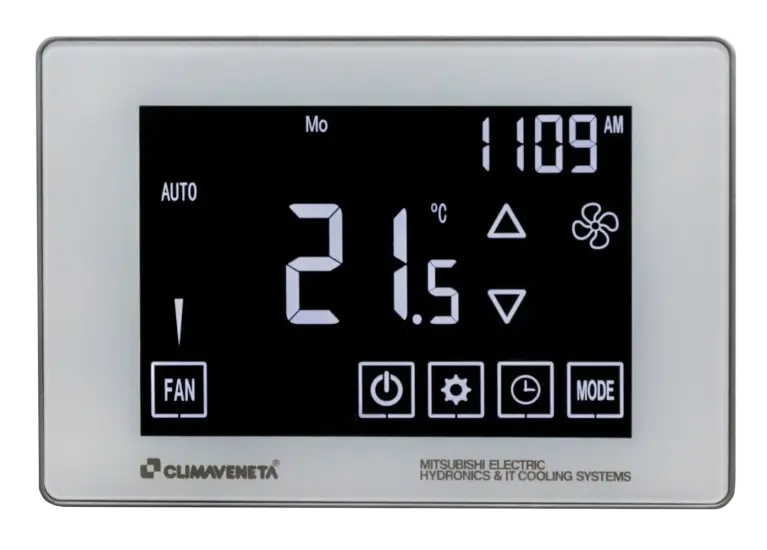 Image of the touchscreen display of the SmarT remote control