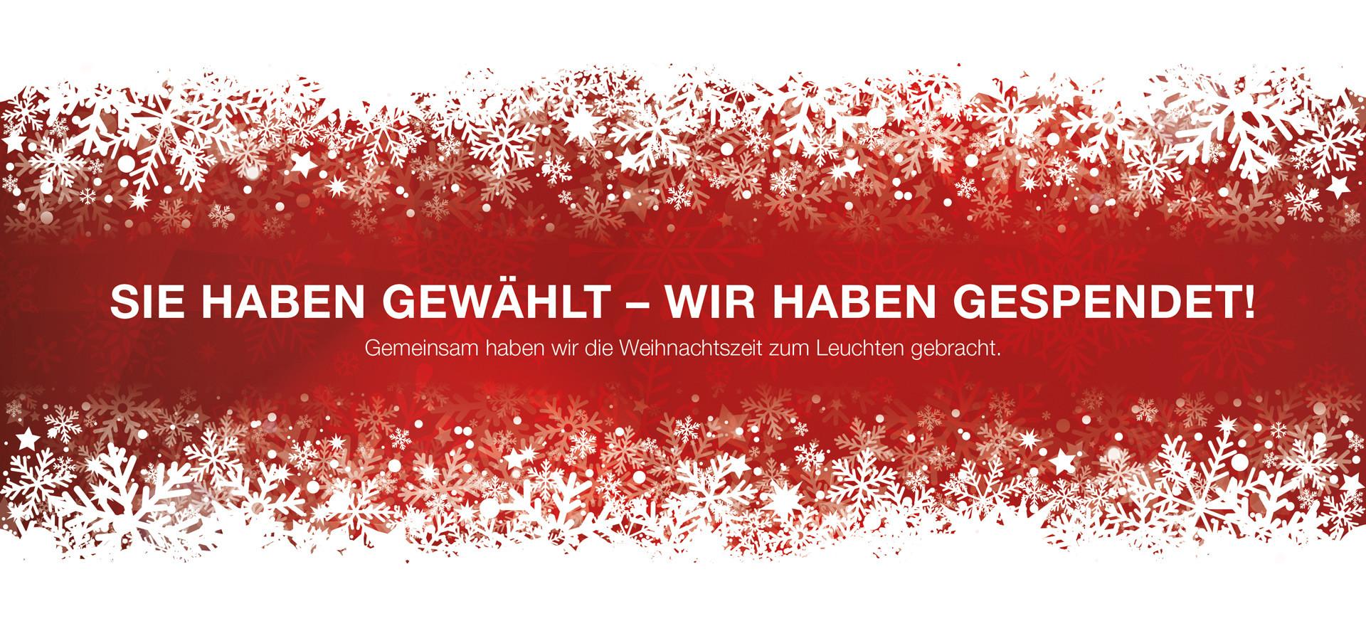 Lichtspende Ergebnis
