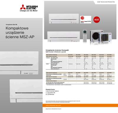 MSZ-AP Informacja Produktowa