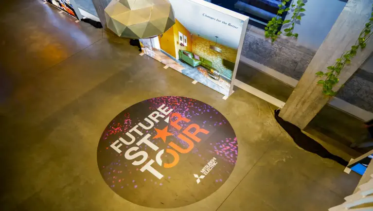 Vloersticker met Future Star Tour
