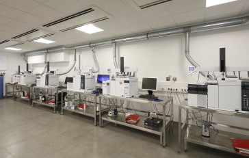 Airconditioning in een laboratorium