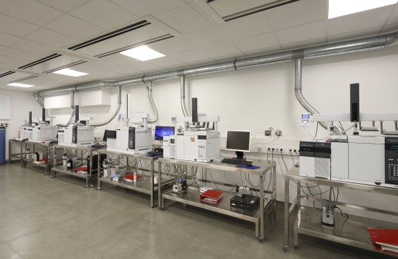 Airconditioning in een laboratorium