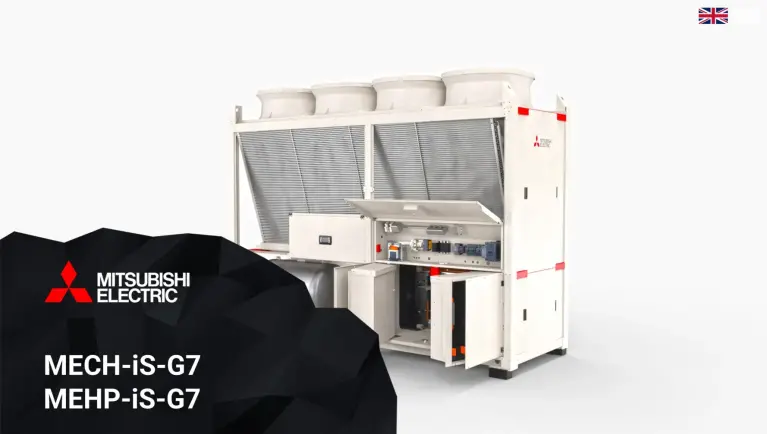 MECH = Mitsubishi Electric CHiller et MEHP = Mitsubishi Electric HeatPumps