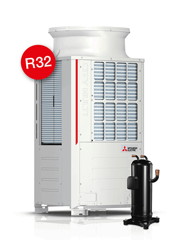 Persbericht City Multi VRF met R32 Persbericht City Multi VRF met R32